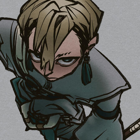 Artwork of a random person.